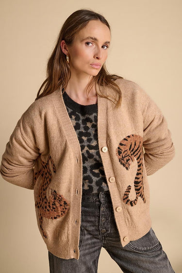 CARDIGAN FEMME TIGREA MAPLE MAPLE