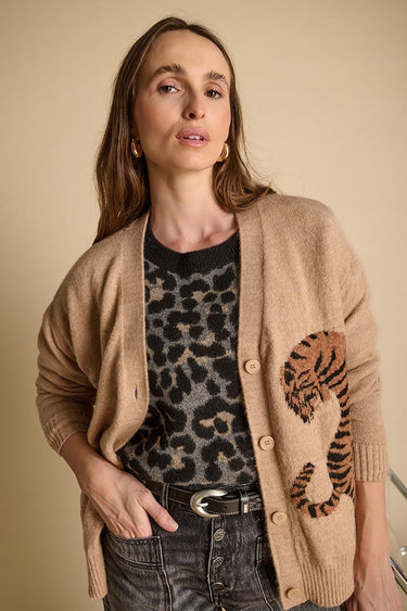CARDIGAN FEMME TIGREA MAPLE MAPLE