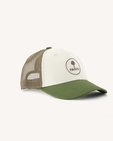 CASQUETTE TRUCKER CAP WOVEN KAKI KAKI