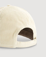 Casquette Hartford Cap velours côtelé crème – vue 2