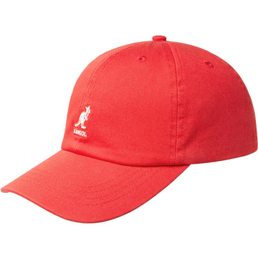 CASQUETTE WASH BASEBALL ROUGE ROUGE