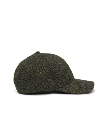 CASQUETTE CORE HERRINGBONE BASEBALL VERT VERT