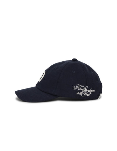 CASQUETTE FELT LOGO DAD MARINE MARINE
