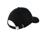 CASQUETTE COTON TON SUR TON NOIR NOIR