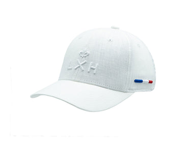 CASQUETTE LIN TON SUR TON BLANC BLANC
