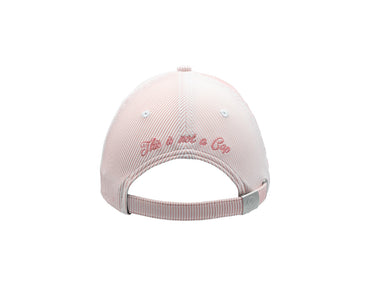 CASQUETTE RAYEE TON SUR TON ROSE ROSE