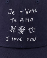 CASQUETTE MIXTE BEAUMONT JE T'AIME TE AMO BLEU BLEU