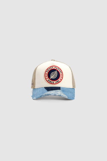 CASQUETTE PATCHWORK CAP WHITE PEPPER WHITE PEPPER