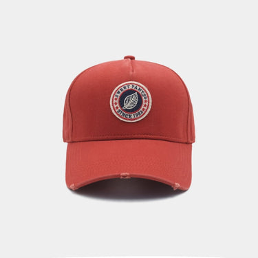 CASQUETTE USED BASIC CAP ROUGE ROUGE