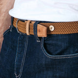 CEINTURE NYLON SOLID CAMEL CAMEL