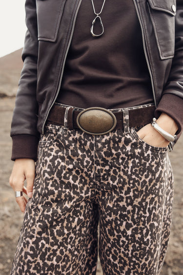 CEINTURE KALLAS MARRON MARRON