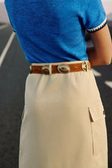 CEINTURE ALICIA CAMEL CAMEL