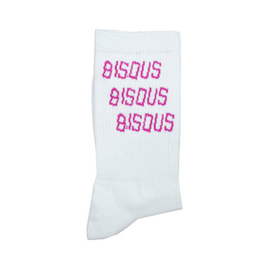 CHAUSSETTES BISOUS X3 WHITE/PINK BLANC BLANC