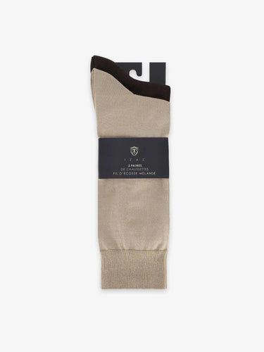CHAUSSETTES HOMME QERSEY BEIGE BEIGE