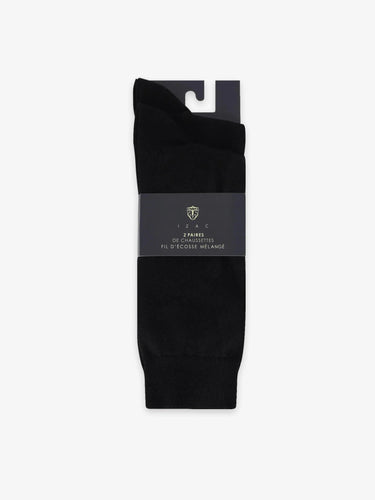 CHAUSSETTES HOMME QERSEY NOIR NOIR