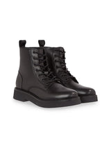 CHAUSSURES FEMME LACE UP FLAT BOO NOIR NOIR
