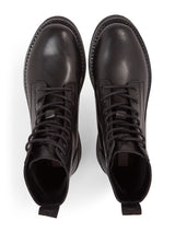 CHAUSSURES FEMME LACE UP FLAT BOO NOIR NOIR