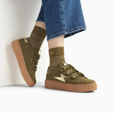 CHAUSSURES FEMME ABY KAKI KAKI