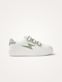 CHAUSSURES FEMME MAGGIE ORIGINALS BLANC / KAKI BLANC / KAKI