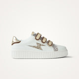 CHAUSSURES FEMME XENIA OR BLANC BLANC
