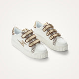 CHAUSSURES FEMME XENIA OR BLANC BLANC
