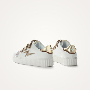 CHAUSSURES FEMME XENIA OR BLANC BLANC