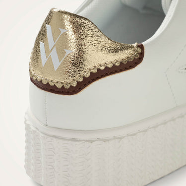 CHAUSSURES FEMME XENIA OR BLANC BLANC