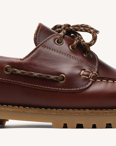 CHAUSSURES HOMME LARCH LEATHER MARRON MARRON