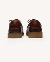 CHAUSSURES HOMME LARCH LEATHER MARRON MARRON