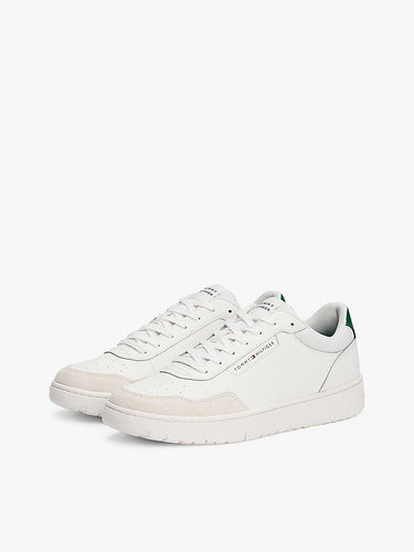 CHAUSSURES HOMME TH BASKET CORE LTH ECRU ECRU