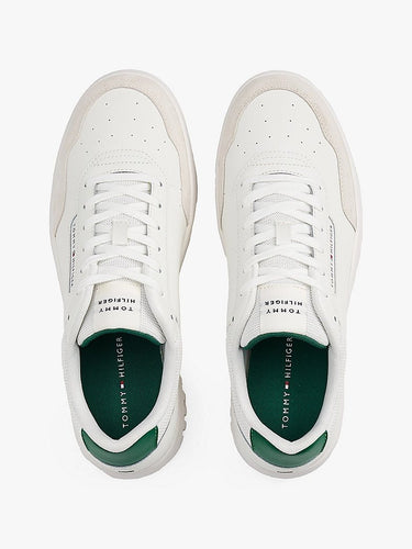 CHAUSSURES HOMME TH BASKET CORE LTH ECRU ECRU
