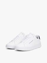 CHAUSSURES HOMME TH COURT LTH DETAIL BLANC BLANC