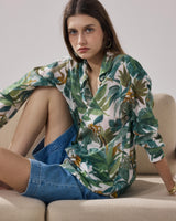CHEMISE FEMME CHARLOT WHITE & GREEN 01 WHITE & GREEN 01