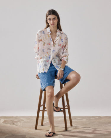 CHEMISE FEMME CHARLOT WHITE & MULTICO 01 WHITE & MULTICO 01