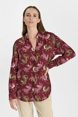 CHEMISE FEMME RORY BURGUNDY BURGUNDY