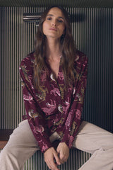 CHEMISE FEMME RORY BURGUNDY BURGUNDY
