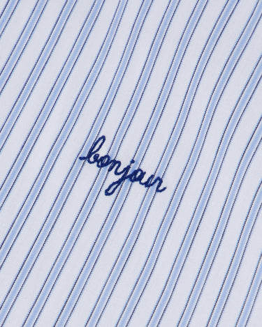 CHEMISE FEMME BIDAULT BONJOUR BLEU BLEU