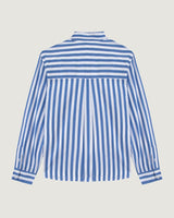 CHEMISE FEMME BONJOUR BLEU/BLANCHE BLEU/BLANCHE