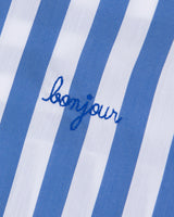 CHEMISE FEMME BONJOUR BLEU/BLANCHE BLEU/BLANCHE
