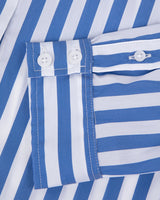 CHEMISE FEMME BONJOUR BLEU/BLANCHE BLEU/BLANCHE