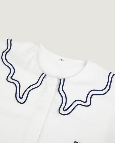 CHEMISE FEMME MARIOTTE AMOUR BLANC BLANC