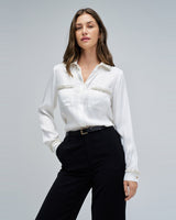 CHEMISE FEMME TWEED BLANC BLANC