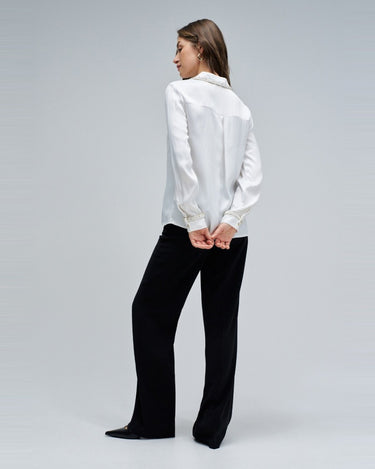 CHEMISE FEMME TWEED BLANC BLANC