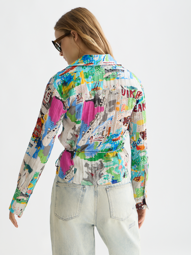 CHEMISE FEMME BASQUIAT LONG MULTI MULTI
