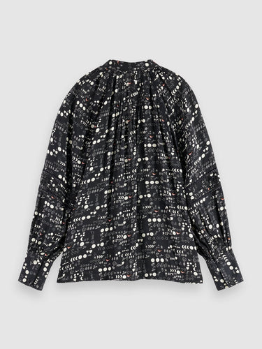 CHEMISE FEMME SHIRT WITH LACE NOIR NOIR