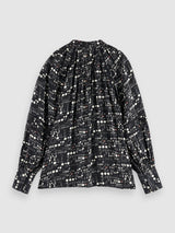 CHEMISE FEMME SHIRT WITH LACE NOIR NOIR