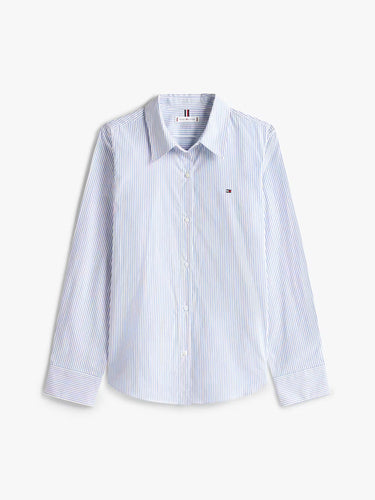 CHEMISE FEMME ESS POPLIN REGULAR CIEL CIEL