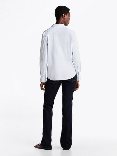 CHEMISE FEMME ESS POPLIN REGULAR CIEL CIEL