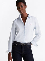 CHEMISE FEMME ESS POPLIN REGULAR CIEL CIEL