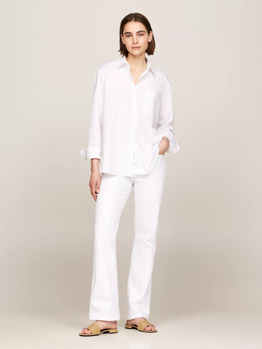 CHEMISE FEMME ESSENTIAL COTTON EAS BLANC BLANC